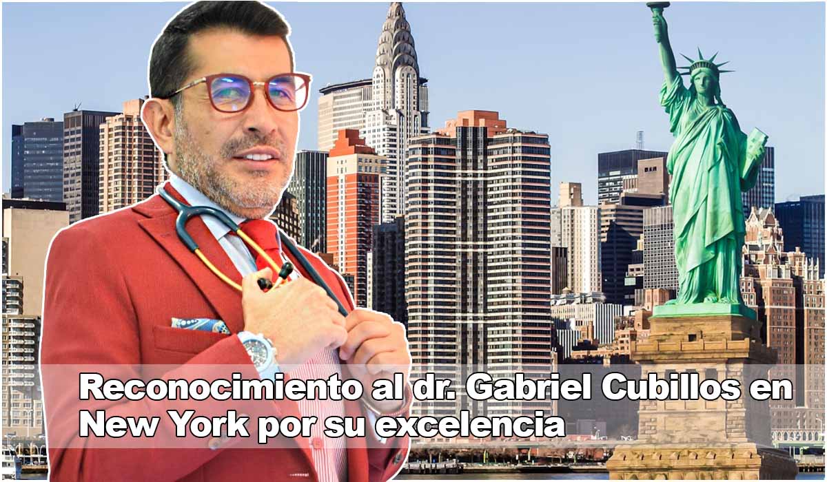 En New York se da reconocimiento al dr. Gabriel Cubillos por su labor